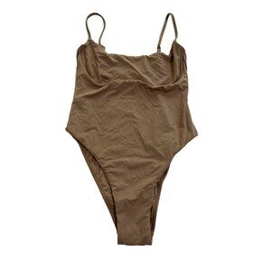 MONDAY Swimwear Sausalito One Piece Swimsuit in Husk